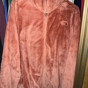 The North Face Plush Full-Zip Osito Jacket Rose Gold